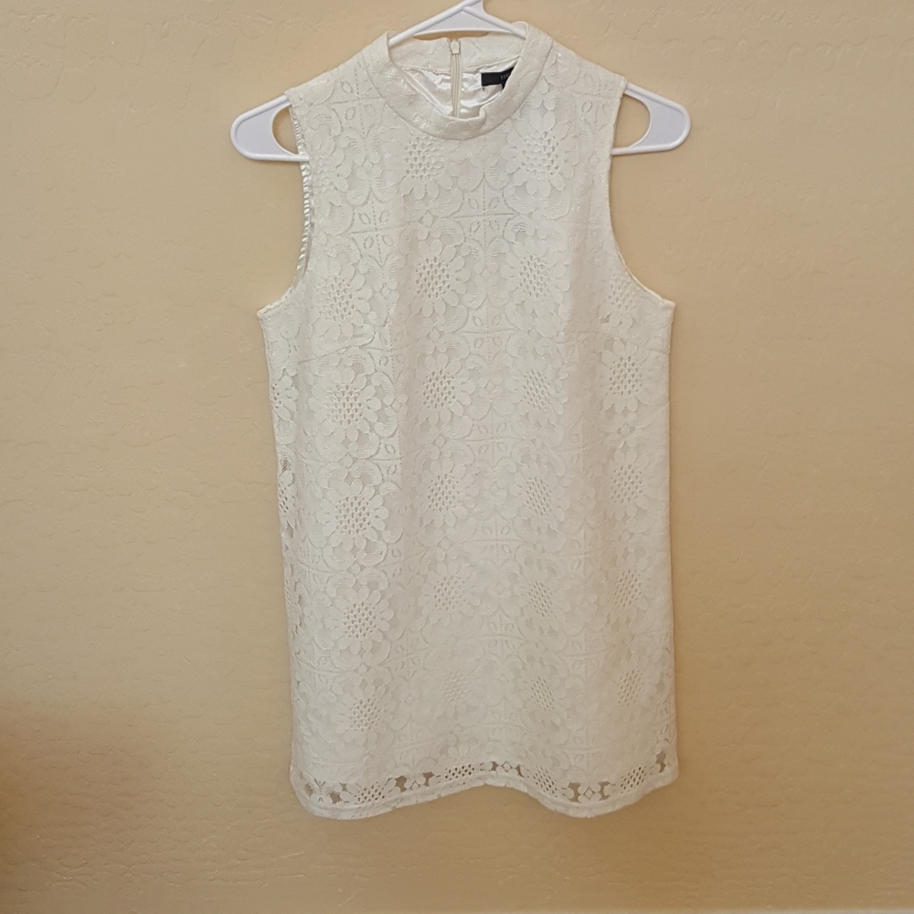 FOREVER 21 Cream Short dress - Picture 2 of 8